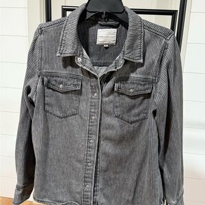 Thread & Supply Charcoal Jean Jacket